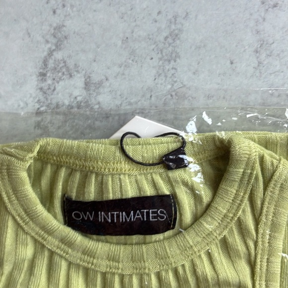 OW Collection Callie Stitch Lime Tank Top XS 4 - Picture 5 of 7